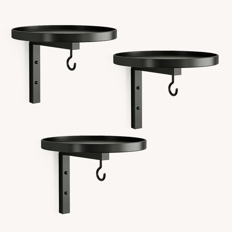 2-in-1 Wall Mounted Bird Bath & Feeder Hook | Weatherproof Garden Wildlife Accessory