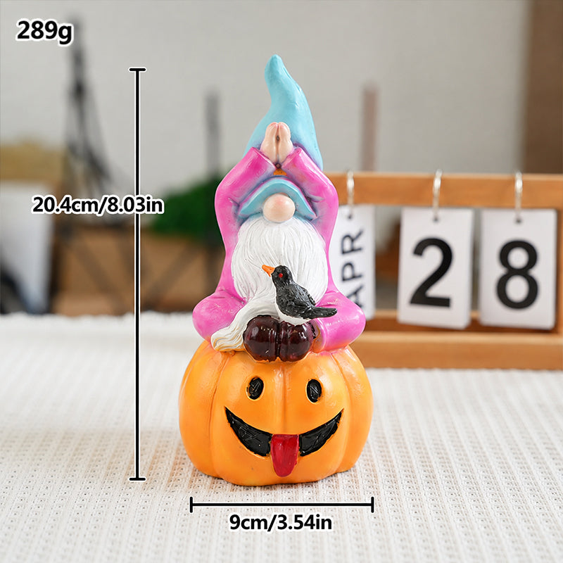 🎃🎄 Dual‑Season Gnome Figurine Set | Autumn & Christmas Indoor Tabletop Home Ornaments