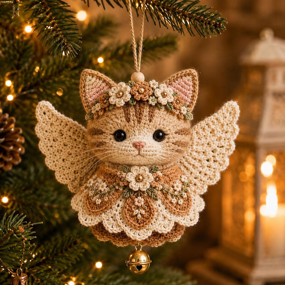 🔥Animal Angel Crochet Ornament DIY Kit | Beginner‑Friendly Festive Craft Set