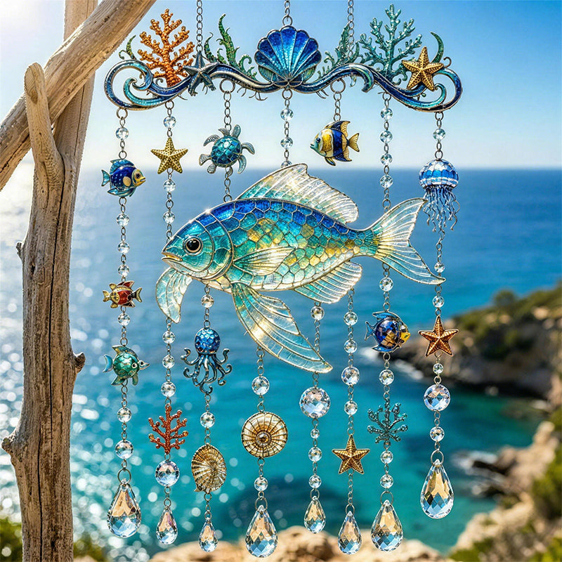 Sparkling Ocean Suncatchers – Cosy Coastal Garden Décor 🌊