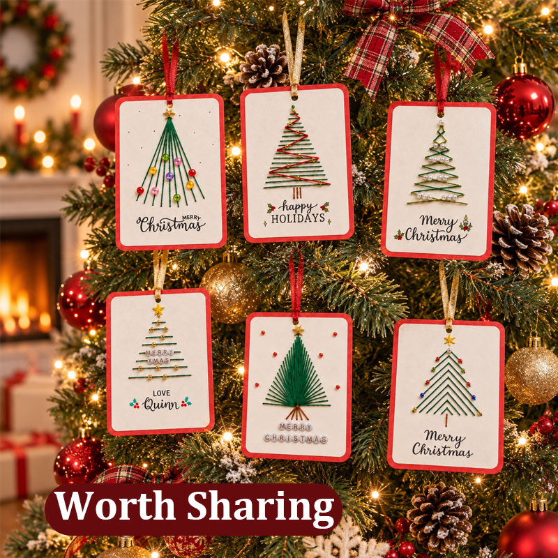 🎄🧵Christmas String Art Greeting Card DIY Kit