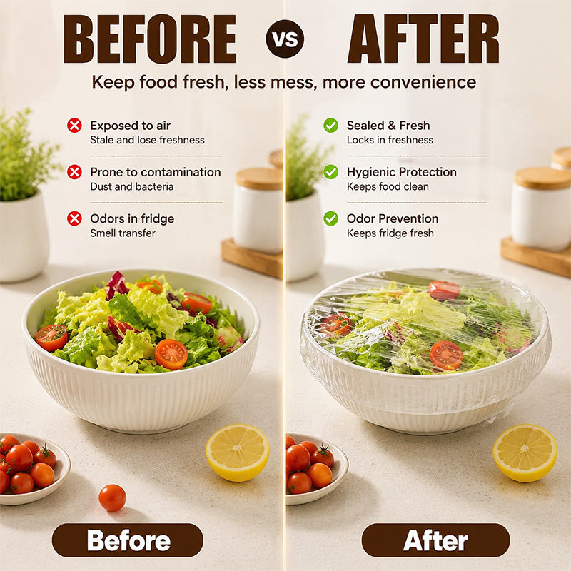 Antibacterial Food Preservation Covers | Reusable Elastic Stretch Lids for Bowls & Plates