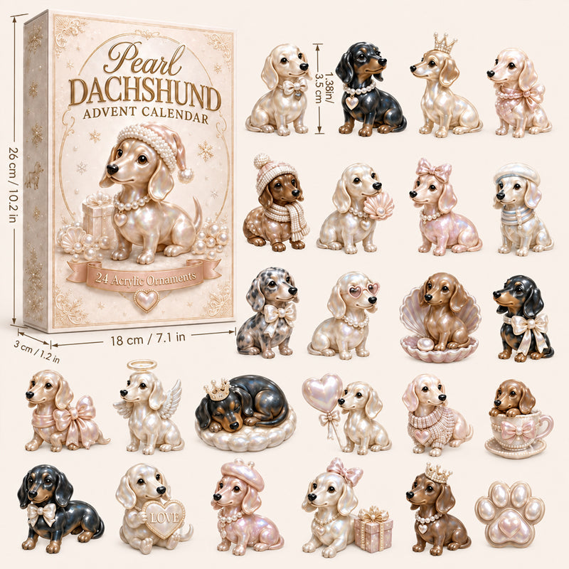 🎄2026 Dachshund Advent Calendar | 24‑Day Collectable Christmas Countdown Gift