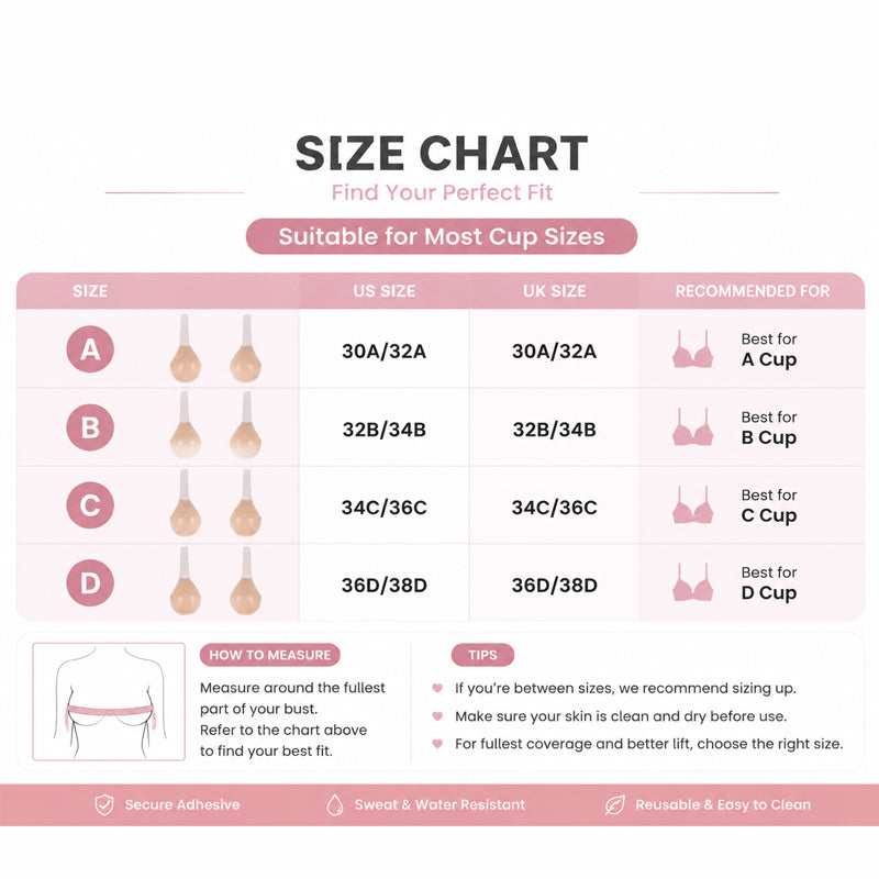 🤍Plus-size invisible adhesive bra