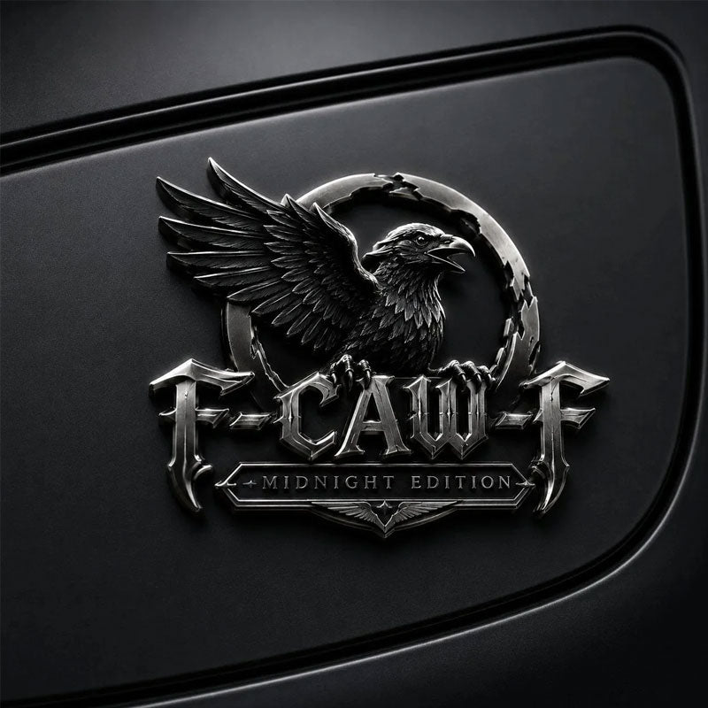 Premium Eagle Metal Car Emblem Midnight Edition | Stylish Vehicle Badge Decoration