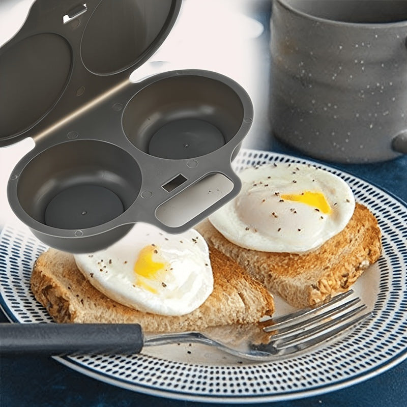 🍳 Microwave Egg Poacher with Lid & Handle | Quick No‑Mess Poached Egg Cooker