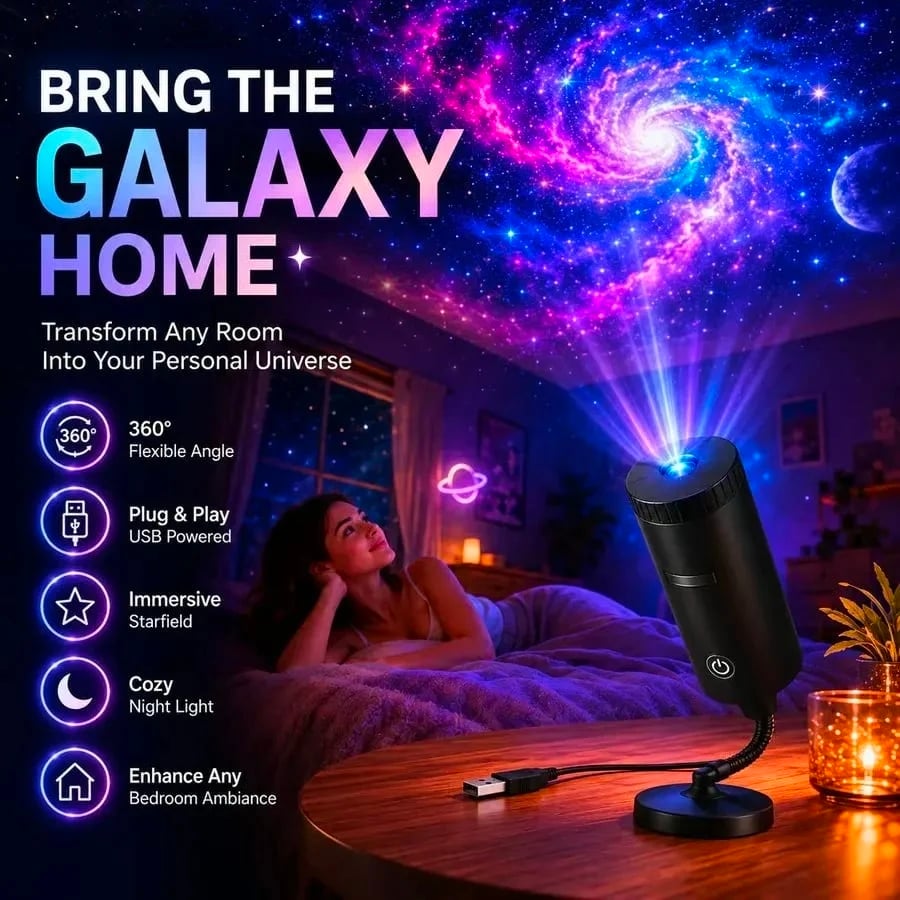 🎄Plug-&-Play HD Christmas Projector – 6 or 10 Festive Scenes