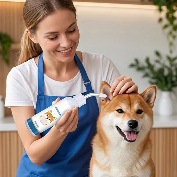Gentle Pet Ear Cleaning Solution, Soothing Ear Wash Drops For Dogs & Cats, Itch Relief Ear Cleaner For UK Pets