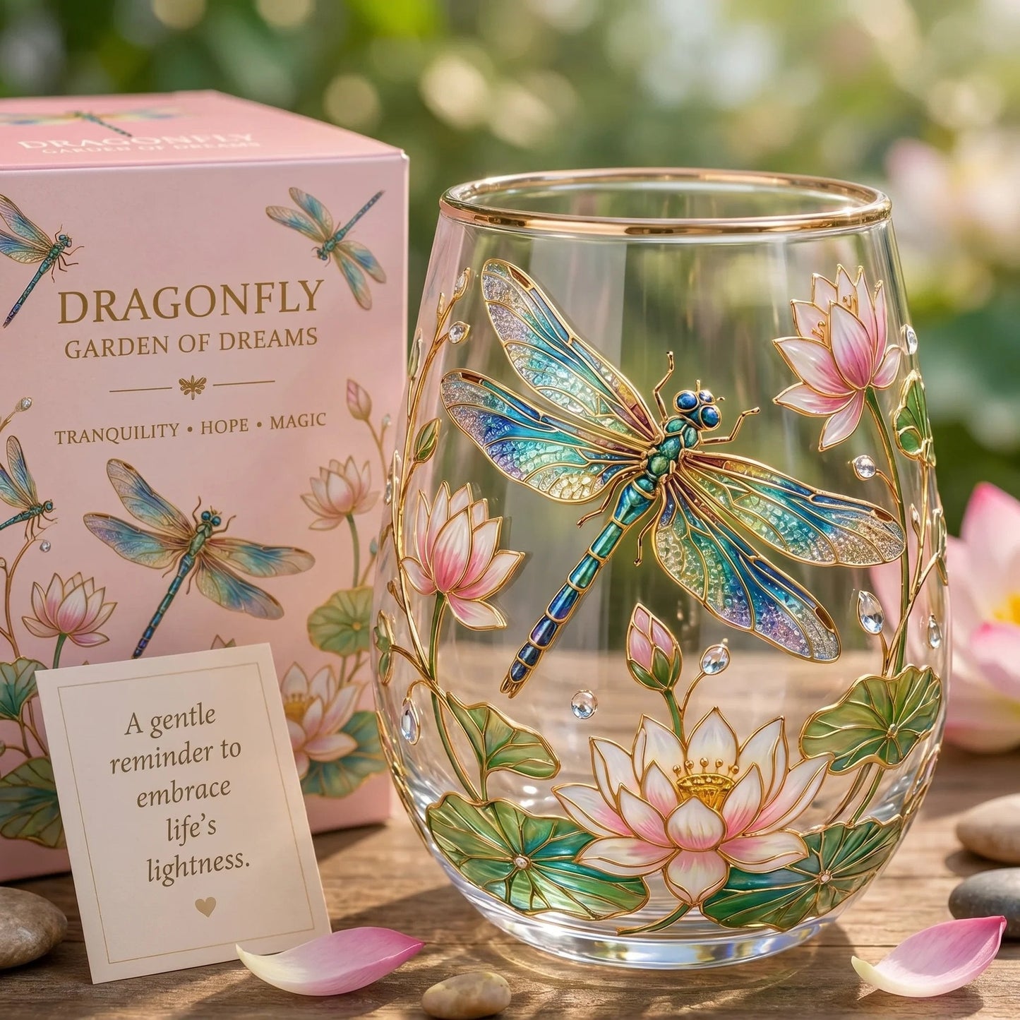 🌸🌿 Limitierte Edition 2026 „Garden Morning Bliss“ Glas-Teetasse ☀️☕