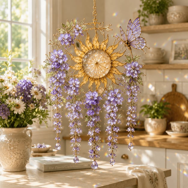 🌈 Crystal Garden Suncatcher – Turn Sunlight Into Beautiful Rainbows