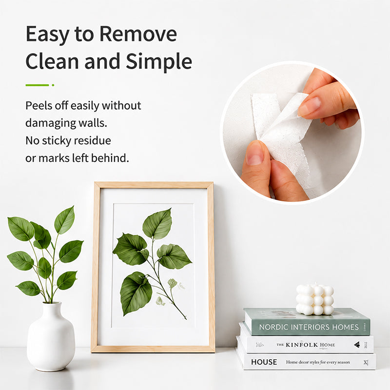 Damage-Free Wall Hanging Strips Refill Pack – Peel Clean, No Wall Damage