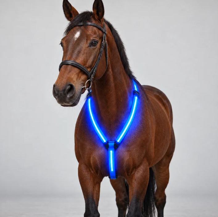 Light-up Horse Riding Scene Decor Set, Christmas Illuminated Ornament