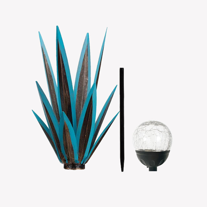 Metal Agave Solar‑Powered Light | Waterproof Outdoor Garden Ornament