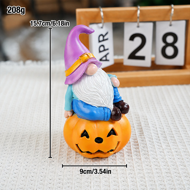 🎃🎄 Dual‑Season Gnome Figurine Set | Autumn & Christmas Indoor Tabletop Home Ornaments