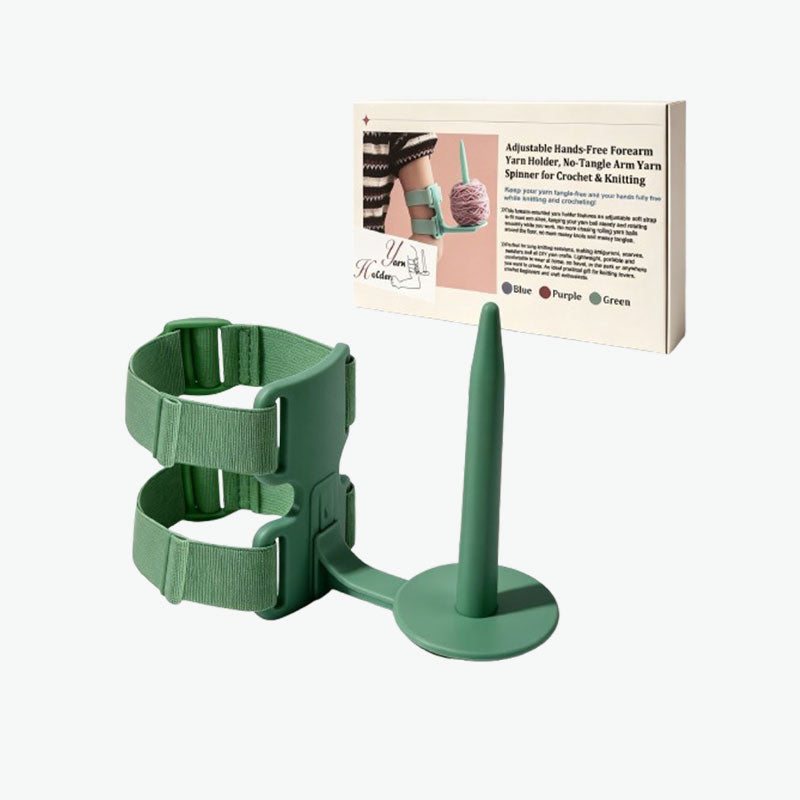 🧶 Portable Arm Yarn Holder for Knitting & Crochet