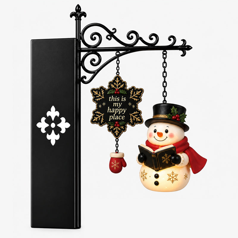 Christmas Bookshelf Character Lamp | Festive LED Shelf Decor Light