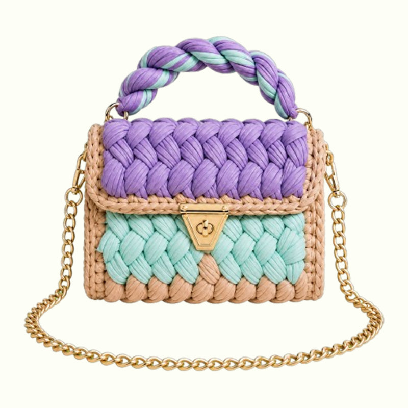 ✨Handwoven Braided Crossbody Bag - Boho Chic Summer Shoulder