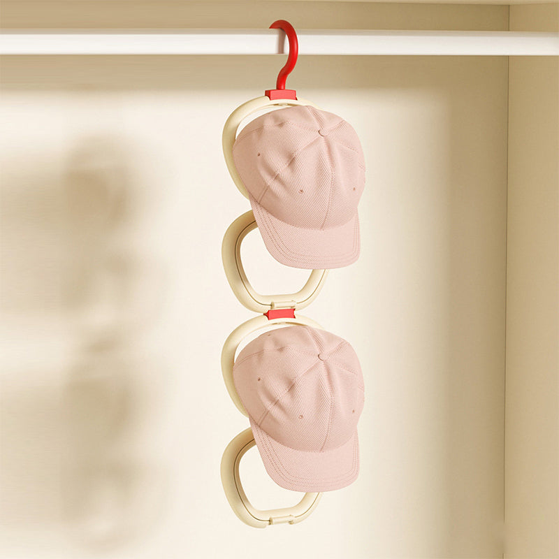 Apple Hat Hook - Door Back Series Household Scarf Hat Organizer, Punch-Free Baseball Cap Display Rack