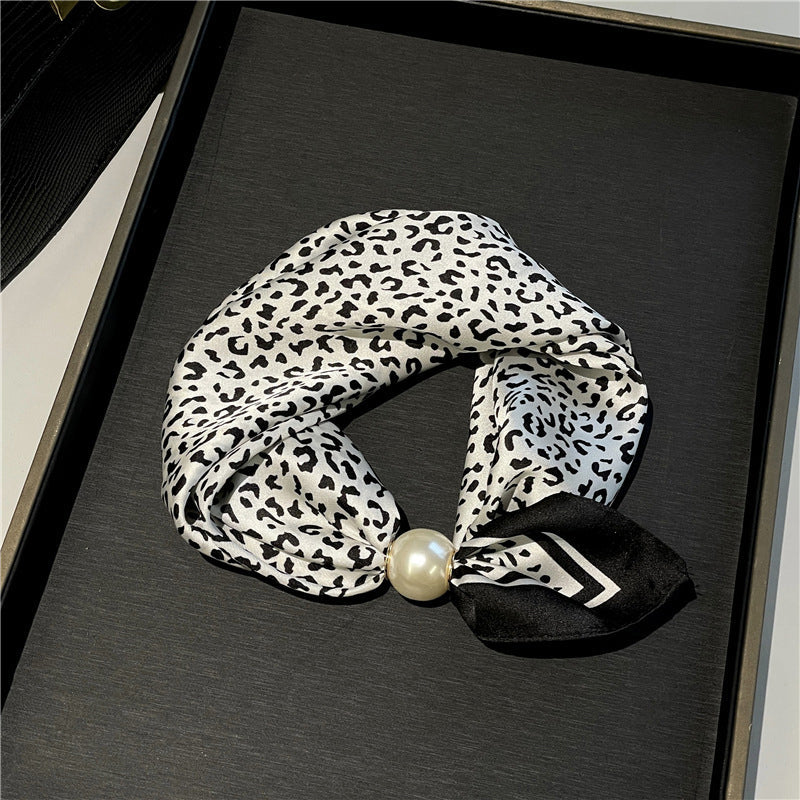 🤍 Pearl Scarf Necklace with Magnetic Clasp | Elegant Women’s Versatile Jewellery