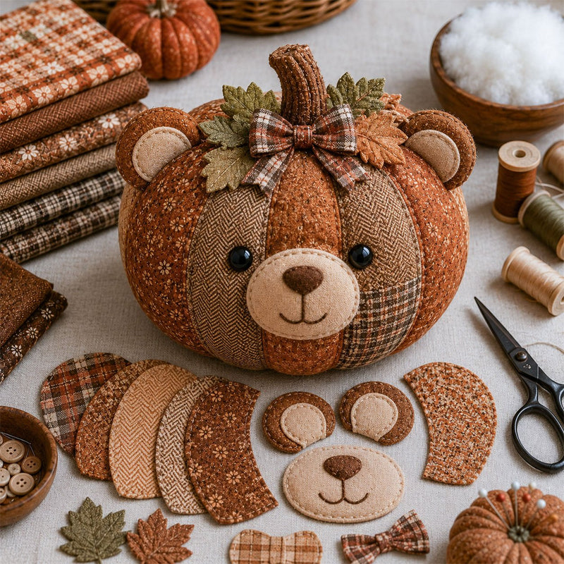 DIY Animal Pumpkin Sewing Kit | Beginner‑Friendly Autumnal Craft Set