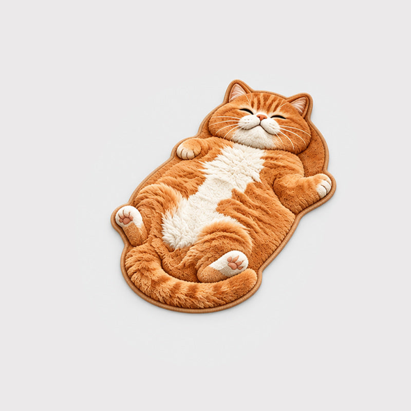 Cat-Shaped Floor Mat