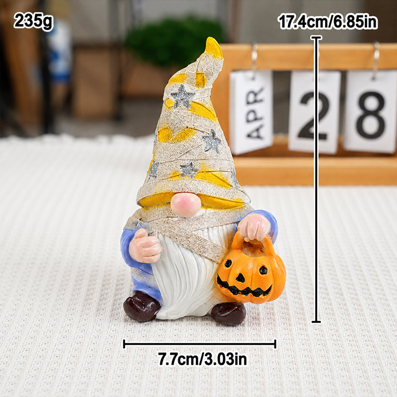 🎃🎄 Dual‑Season Gnome Figurine Set | Autumn & Christmas Indoor Tabletop Home Ornaments