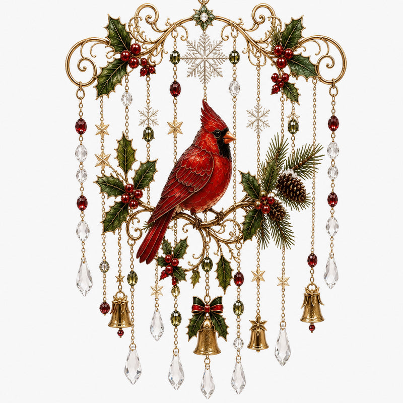 Sparkly Crystal Christmas Hanging Ornaments | Festive Window & Tree Decor