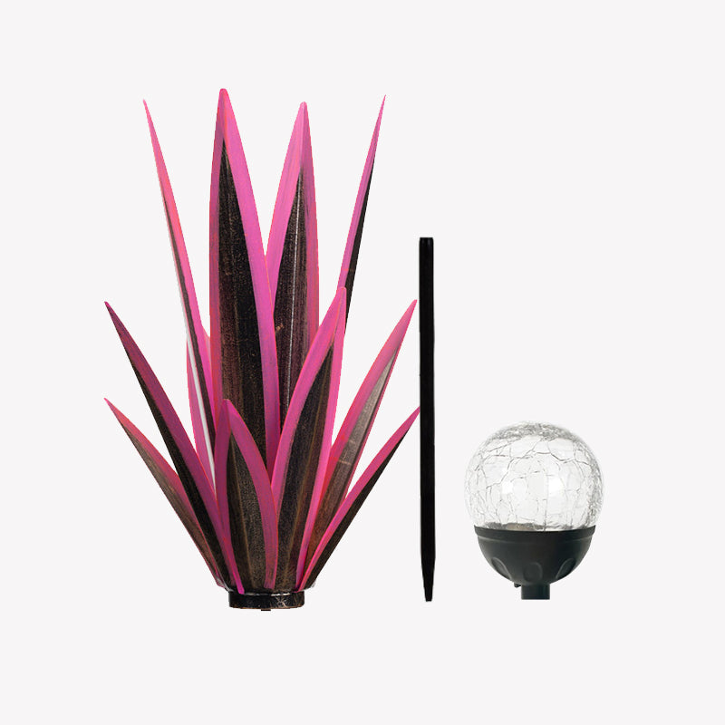Metal Agave Solar‑Powered Light | Waterproof Outdoor Garden Ornament