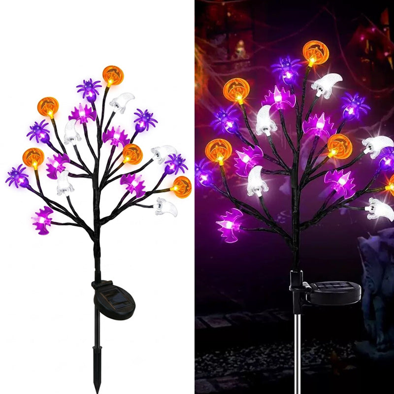 Solar Powered Halloween Twig Lights | Outdoor Pathway Decor