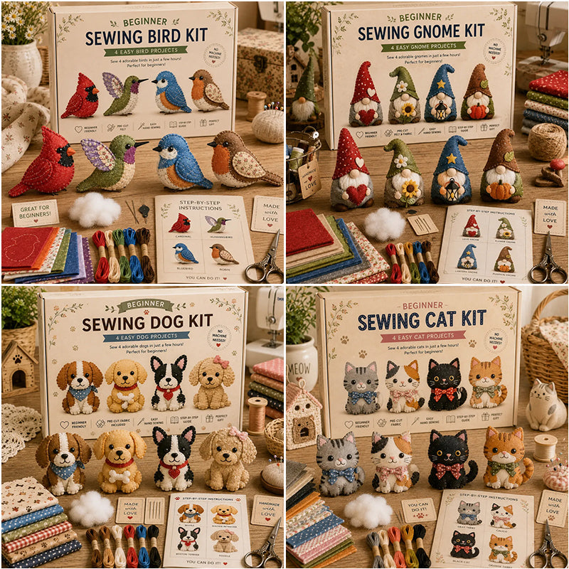 DIY-Stofftier-Bastelset – Kreative Handarbeit