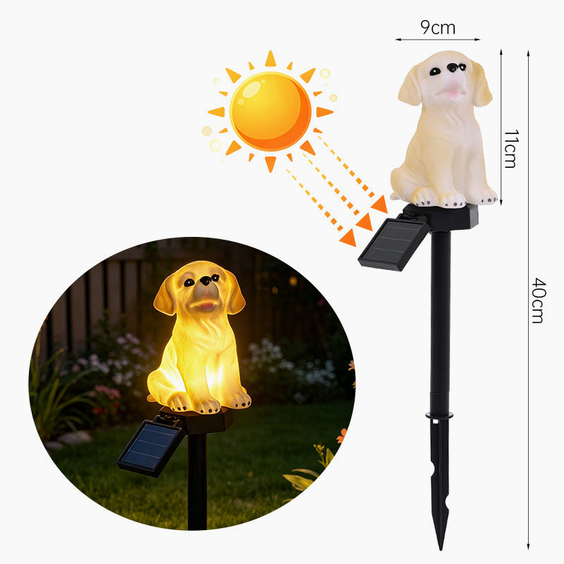 One-to-Four Solar Garden Lights, Lawn Stake Lights, Simulated Animal Waterproof Villa Park Landscape Night Lights