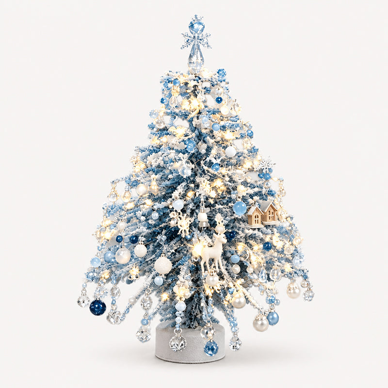 Handmade Bead Xmas Tree Making Kit, Cosy Seasonal Table Decor For UK Homes
