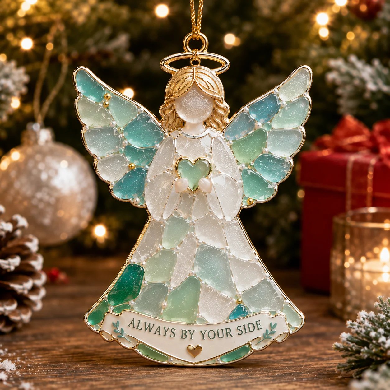 🔥Last Day 50% OFF 🎄 Sea Glass Christmas Blessing Ornaments