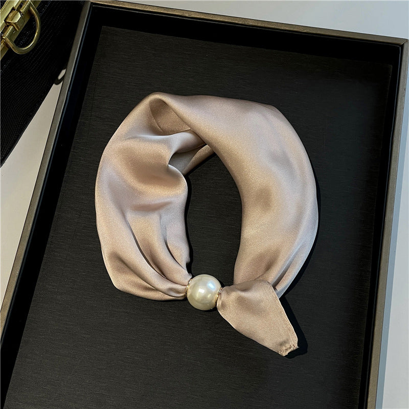 🤍 Pearl Scarf Necklace with Magnetic Clasp | Elegant Women’s Versatile Jewellery