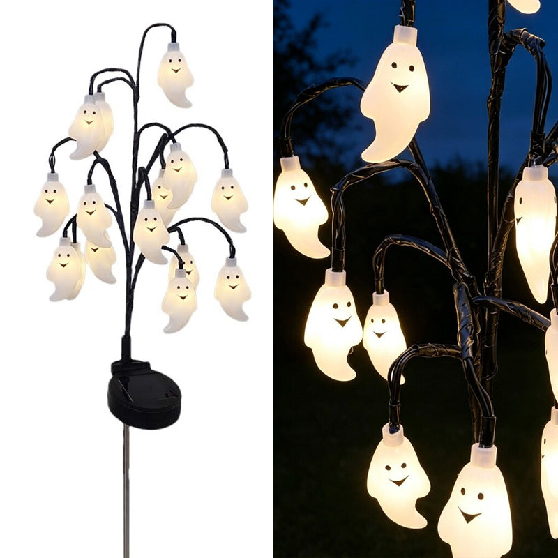 Solar Powered Halloween Twig Lights | Outdoor Pathway Decor