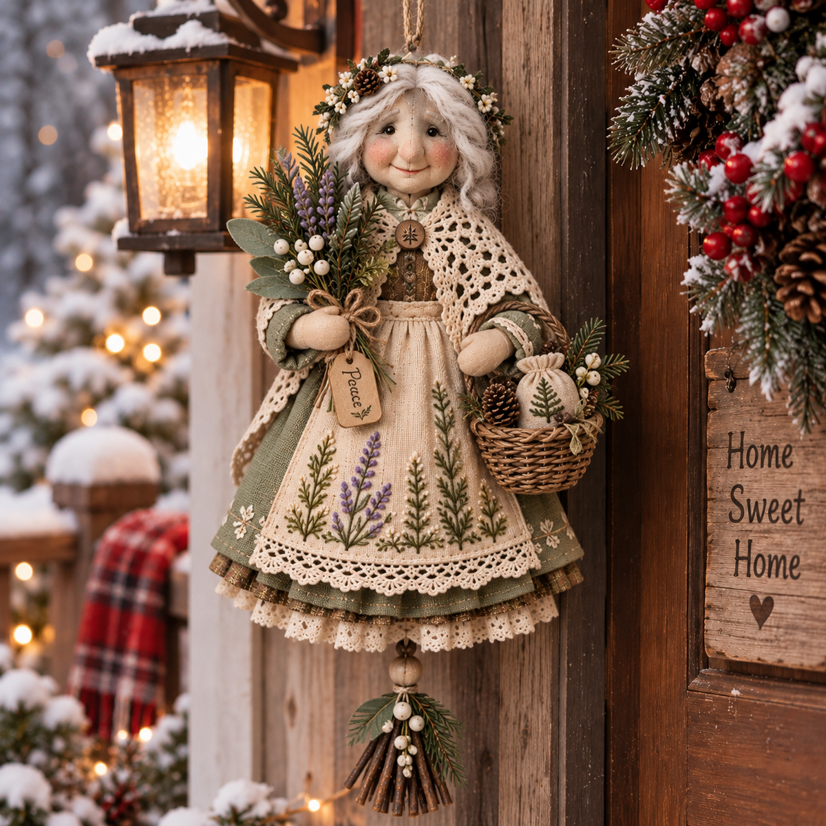 🔥😍Handmade Good Luck Granny 🍀Chase Away Worries, Bring Home Warmth