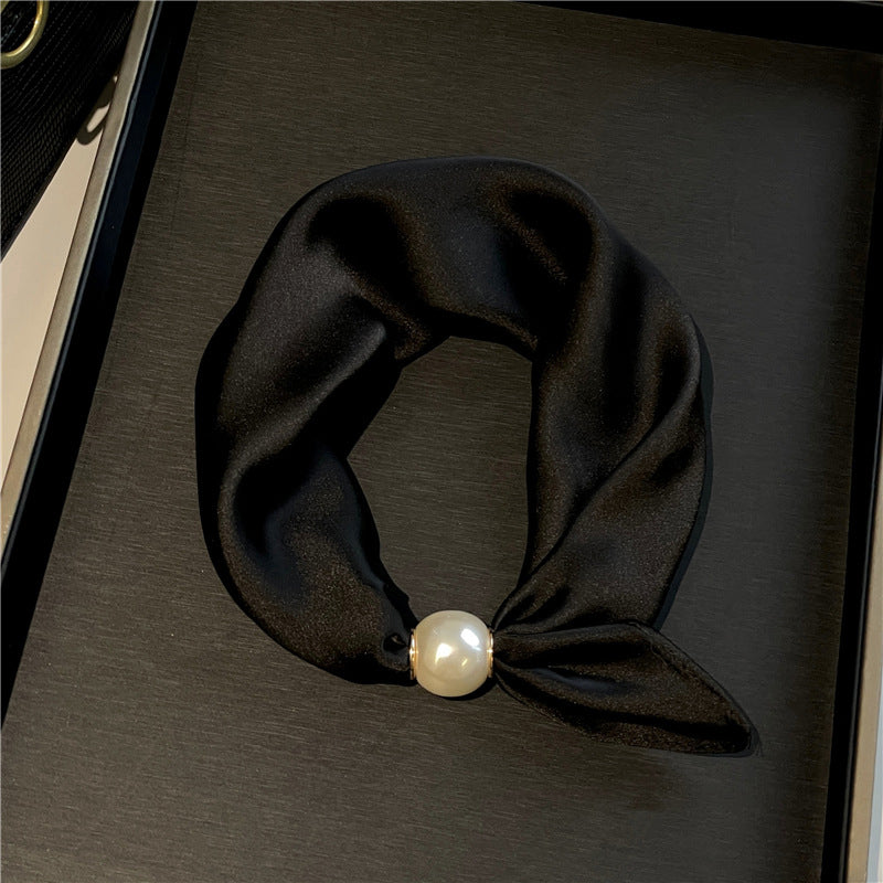🤍 Pearl Scarf Necklace with Magnetic Clasp | Elegant Women’s Versatile Jewellery