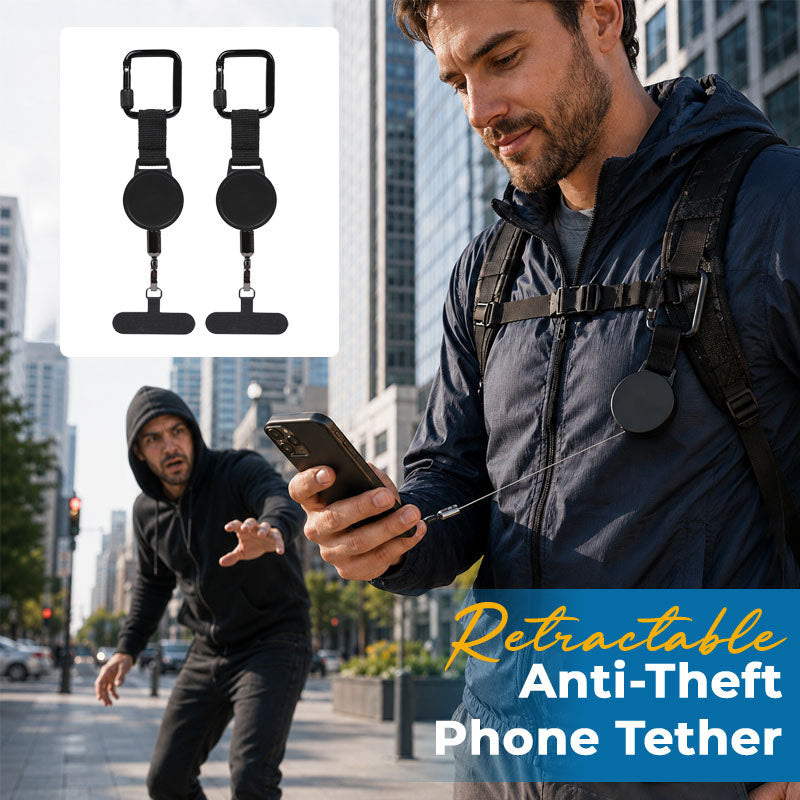 Retractable Anti‑Theft Phone Tether‑Secure Your Phone