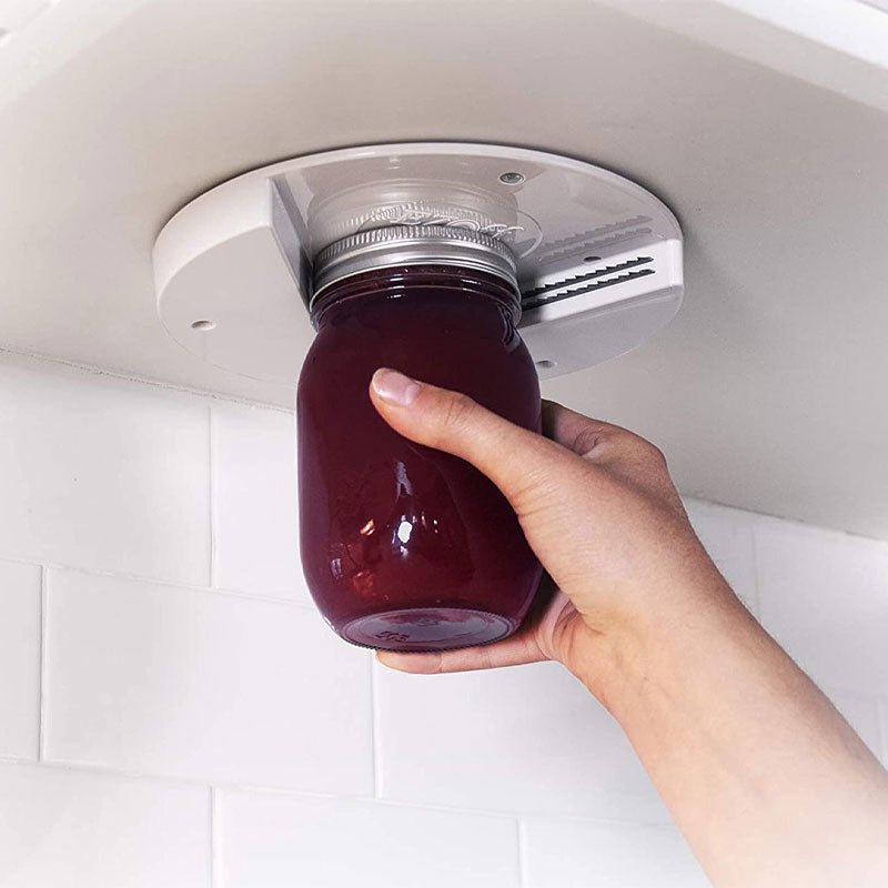 One‑Handed Under‑Cabinet Jar Opener | Ideal for Seniors & Weak Injured Hands