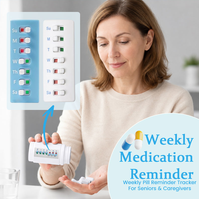 💊 Wöchentlicher Tabletten-Erinnerungs-Tracker für Senioren und Pflegekräfte ✨
