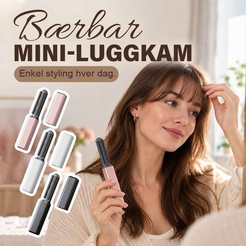 Mini portable electric curling iron for bangs