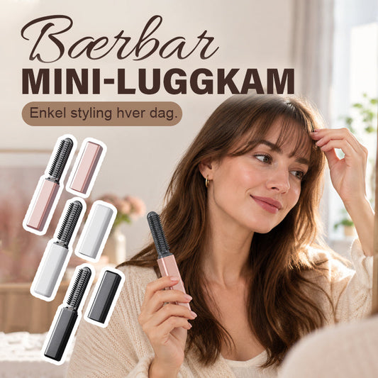 Mini portable electric curling iron for bangs
