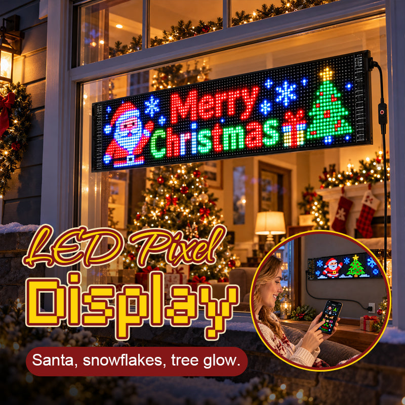 Smart App-Controlled Christmas LED Pixel Display