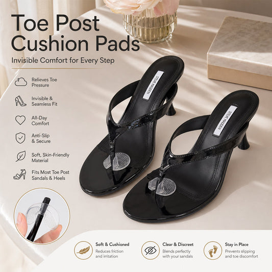 Invisible Anti-Chafing Toe Guards for Sandals | Clear Non-Slip Toe Protectors & Pain Relief Pads