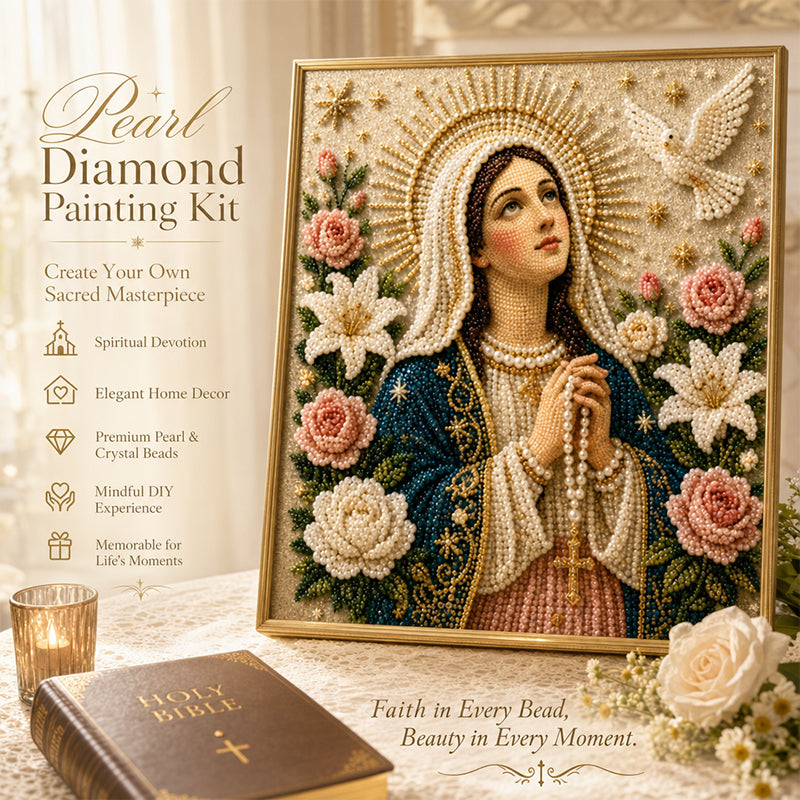 DIY Virgin Mary Diamond Painting Kit - Commemorative Art Set