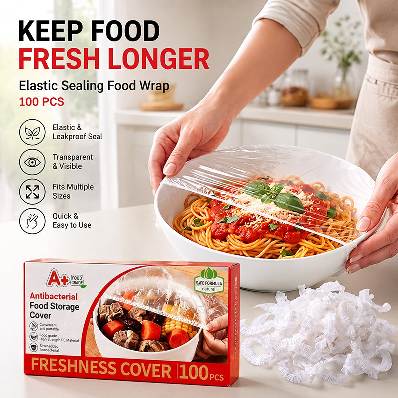 Antibacterial Food Preservation Covers | Reusable Elastic Stretch Lids for Bowls & Plates