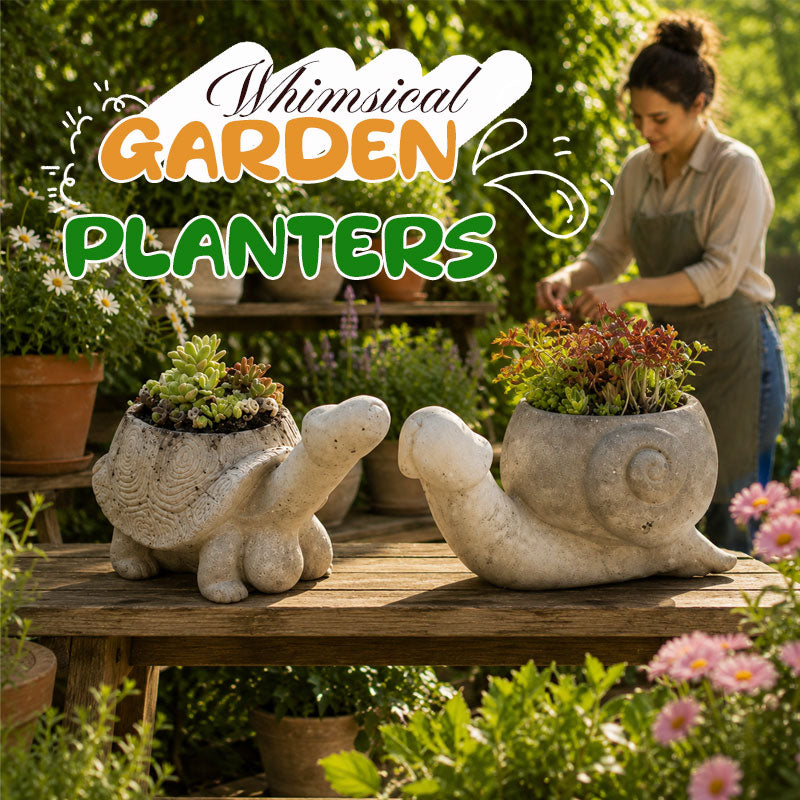 Decorative Novelty Plant Pots | Fun Shaped Planters For UK Garden & Patio