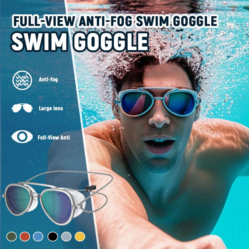 🌊 Schwimmbrille mit freiem Sichtfeld und Antibeschlagbeschichtung