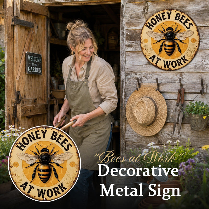 🐝 Honey Bees At Work – Sign