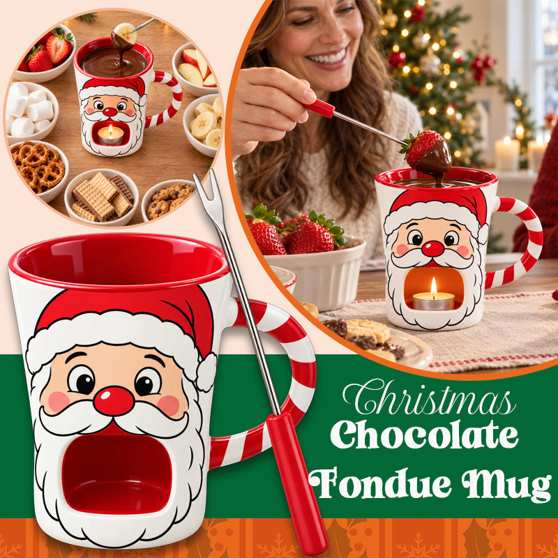 Christmas Chocolate Fondue Mug